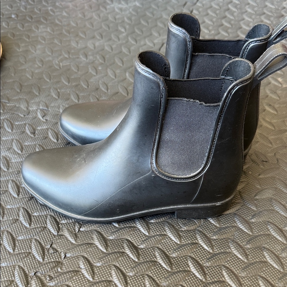 Black Ankle Booties/Rain Booties